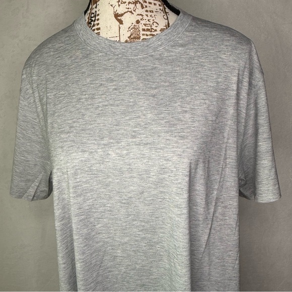 Lululemon All Yours Tee Dress Pima Cotton Women’s Size 8 NWT Gray - Picture 2 of 6